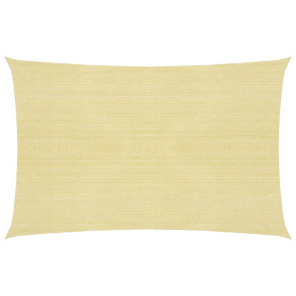 vidaXL Voile d'ombrage 160 g/m² Beige 3x4,5 m PEHD