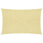 vidaXL Voile d'ombrage 160 g/m² Beige 3x4,5 m PEHD
