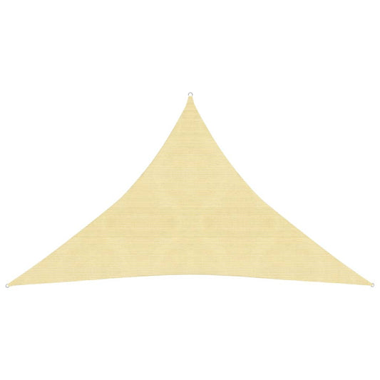 vidaXL Voile d'ombrage 160 g/m² Beige 4x4x5,8 m PEHD