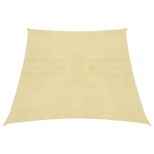 vidaXL Voile d'ombrage 160 g/m² Beige 3/4x2 m PEHD