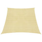 vidaXL Voile d'ombrage 160 g/m² Beige 3/4x2 m PEHD