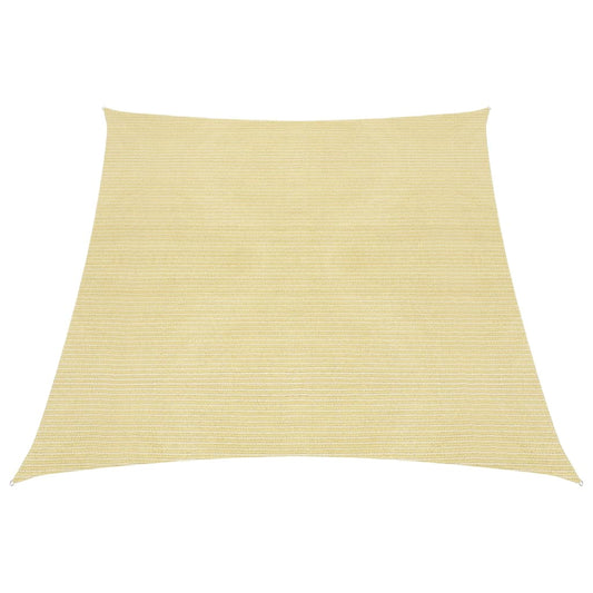 vidaXL Voile d'ombrage 160 g/m² Beige 3/4x3 m PEHD
