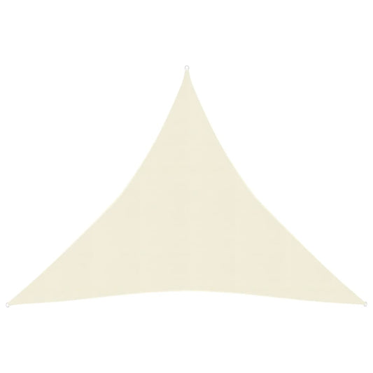 vidaXL Voile d'ombrage 160 g/m² Crème 4,5x4,5x4,5 m PEHD
