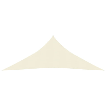 vidaXL Voile d'ombrage 160 g/m² Crème 4,5x4,5x4,5 m PEHD