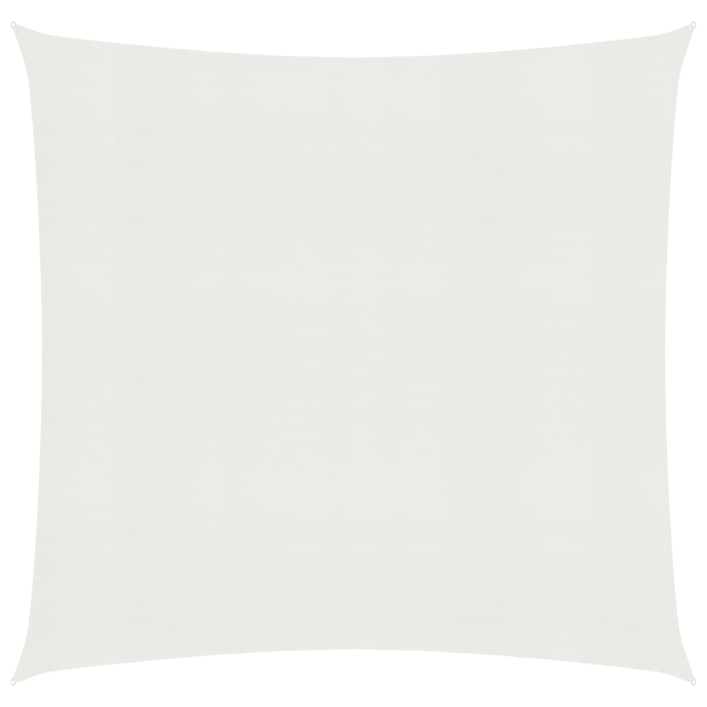 vidaXL Voile d'ombrage 160 g/m² Blanc 3x3 m PEHD