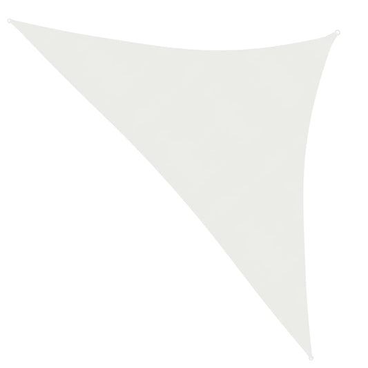 vidaXL Voile d'ombrage 160 g/m² Blanc 3x3x4,2 m PEHD