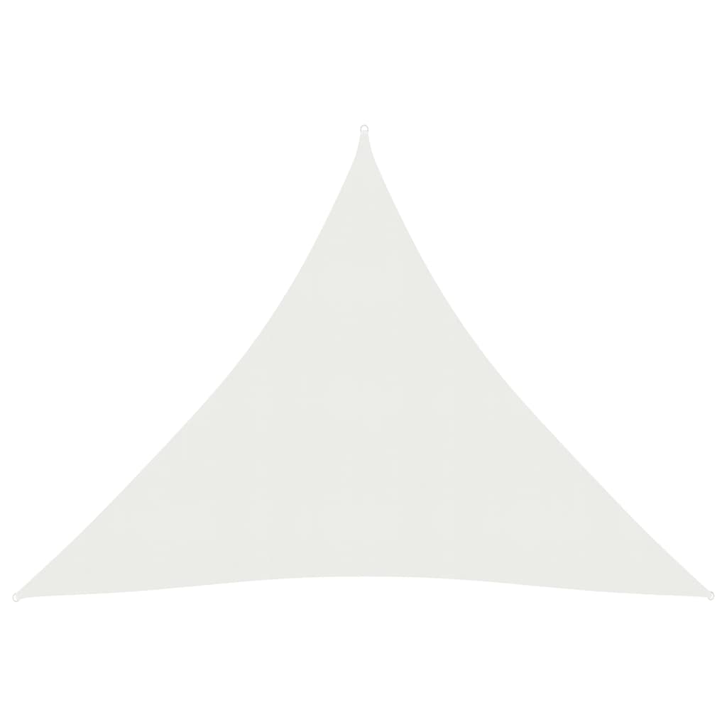 vidaXL Voile d'ombrage 160 g/m² Blanc 4x4x4 m PEHD