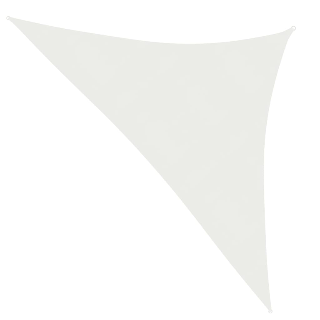 vidaXL Voile d'ombrage 160 g/m² Blanc 4x4x5,8 m PEHD