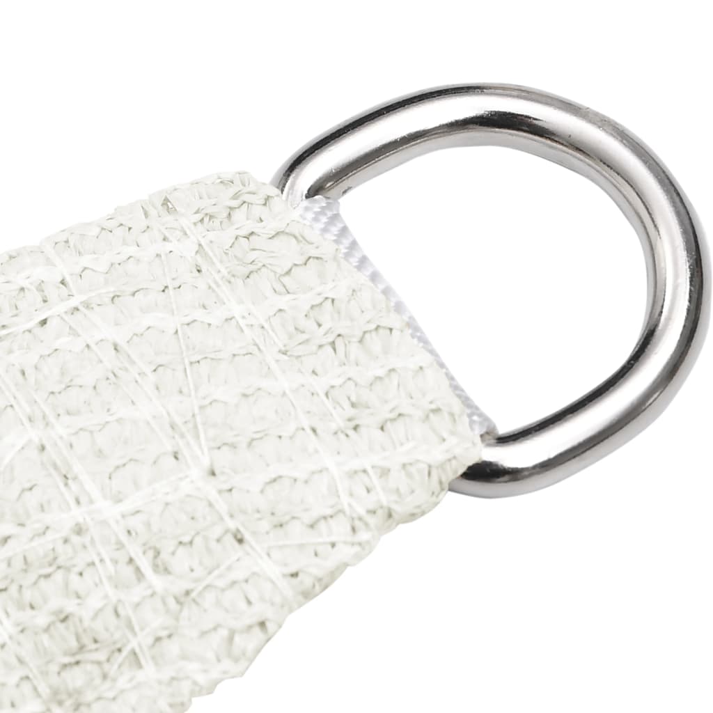 vidaXL Voile d'ombrage 160 g/m² Blanc 4x4x5,8 m PEHD