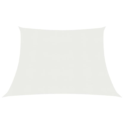vidaXL Voile d'ombrage 160 g/m² Blanc 3/4x3 m PEHD