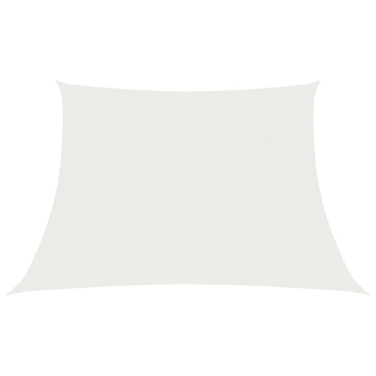 vidaXL Voile d'ombrage 160 g/m² Blanc 3/4x3 m PEHD
