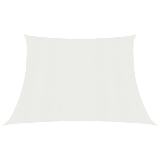 vidaXL Voile d'ombrage 160 g/m² Blanc 4/5x3 m PEHD