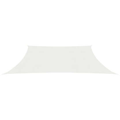 vidaXL Voile d'ombrage 160 g/m² Blanc 4/5x3 m PEHD