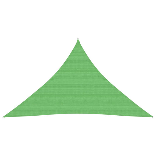 vidaXL Voile d'ombrage 160 g/m² Vert clair 3,5x3,5x4,9 m PEHD