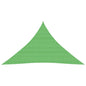 vidaXL Voile d'ombrage 160 g/m² Vert clair 3,5x3,5x4,9 m PEHD