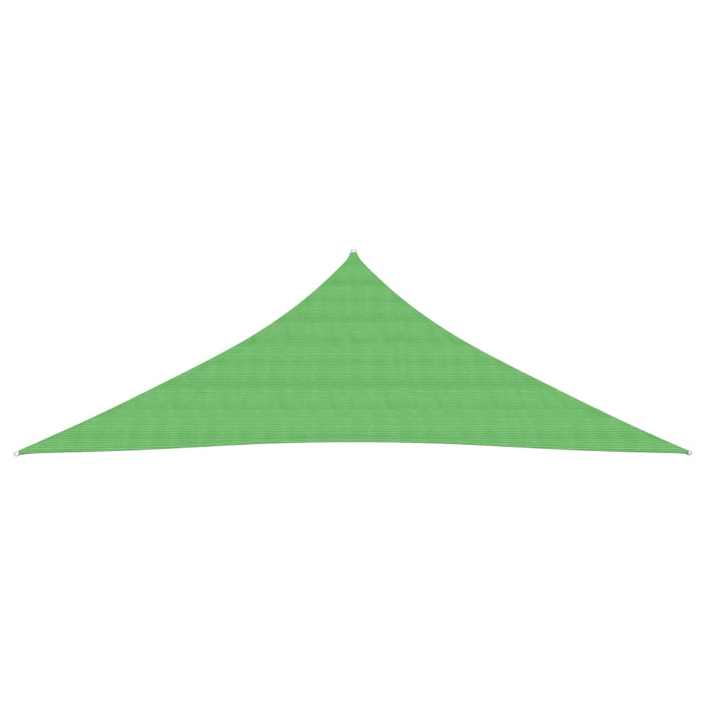 vidaXL Voile d'ombrage 160 g/m² Vert clair 3,5x3,5x4,9 m PEHD