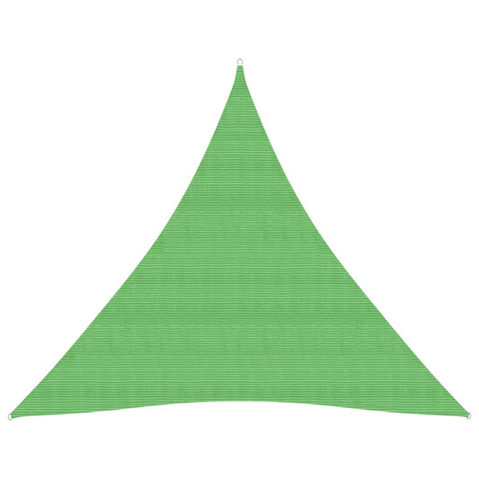 vidaXL Voile d'ombrage 160 g/m² Vert clair 4x4x4 m PEHD