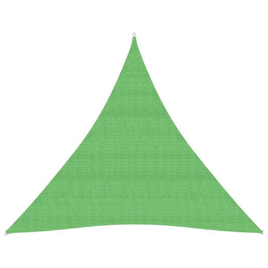 vidaXL Voile d'ombrage 160 g/m² Vert clair 4,5x4,5x4,5 m PEHD