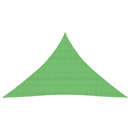 vidaXL Voile d'ombrage 160 g/m² Vert clair 5x5x6 m PEHD