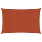 vidaXL Voile d'ombrage 160 g/m² Terre cuite 2x4,5 m PEHD