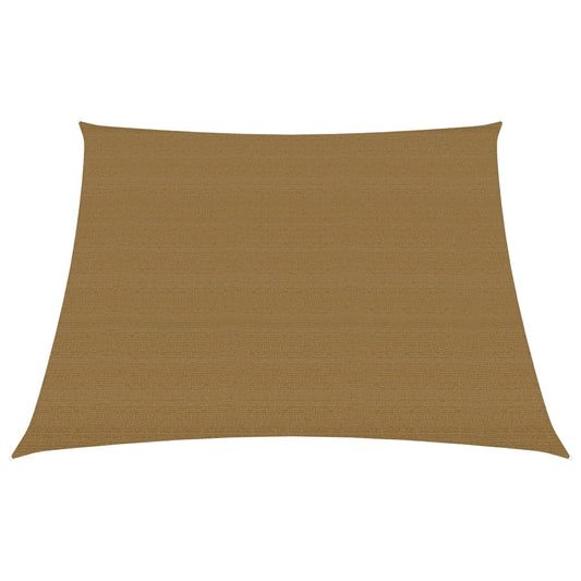 vidaXL Voile d'ombrage 160 g/m² Taupe 3/4x2 m PEHD