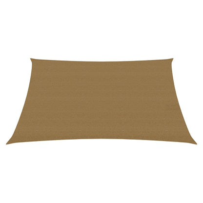vidaXL Voile d'ombrage 160 g/m² Taupe 3/4x2 m PEHD