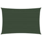 vidaXL Voile d'ombrage 160 g/m² Vert foncé 3,5x4,5 m PEHD