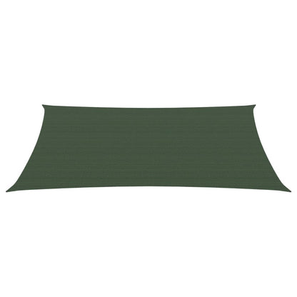 vidaXL Voile d'ombrage 160 g/m² Vert foncé 3,5x4,5 m PEHD