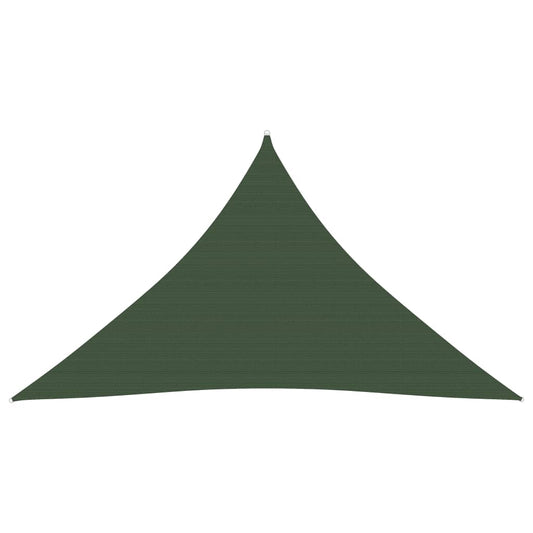 vidaXL Voile d'ombrage 160 g/m² Vert foncé 3,5x3,5x4,9 m PEHD