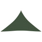 vidaXL Voile d'ombrage 160 g/m² Vert foncé 3,5x3,5x4,9 m PEHD