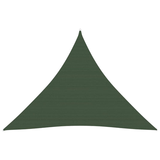 vidaXL Voile d'ombrage 160 g/m² Vert foncé 4x4x4 m PEHD