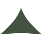 vidaXL Voile d'ombrage 160 g/m² Vert foncé 4x4x4 m PEHD
