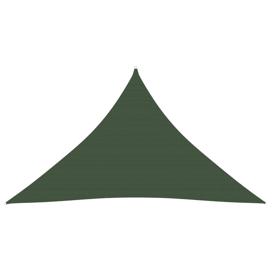 vidaXL Voile d'ombrage 160 g/m² Vert foncé 4x4x5,8 m PEHD