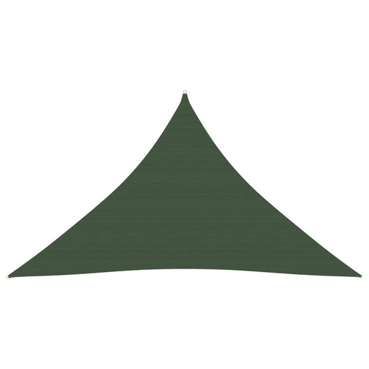 vidaXL Voile d'ombrage 160 g/m² Vert foncé 4x4x5,8 m PEHD