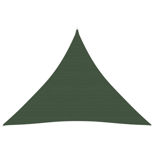 vidaXL Voile d'ombrage 160 g/m² Vert foncé 4,5x4,5x4,5 m PEHD