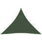 vidaXL Voile d'ombrage 160 g/m² Vert foncé 4,5x4,5x4,5 m PEHD