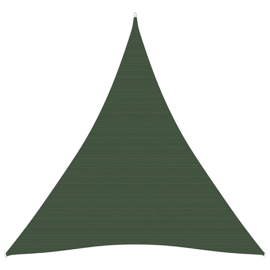 vidaXL Voile d'ombrage 160 g/m² Vert foncé 4x5x5 m PEHD