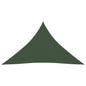 vidaXL Voile d'ombrage 160 g/m² Vert foncé 5x5x6 m PEHD