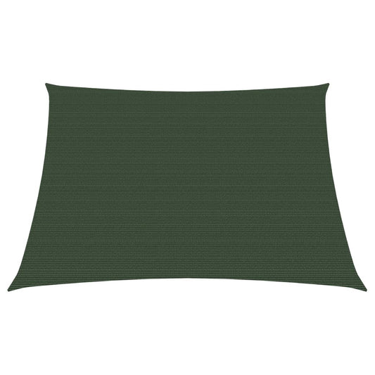 vidaXL Voile d'ombrage 160 g/m² Vert foncé 3/4x2 m PEHD