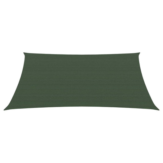 vidaXL Voile d'ombrage 160 g/m² Vert foncé 3/4x3 m PEHD