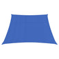 vidaXL Voile d'ombrage 160 g/m² Bleu 3/4x2 m PEHD