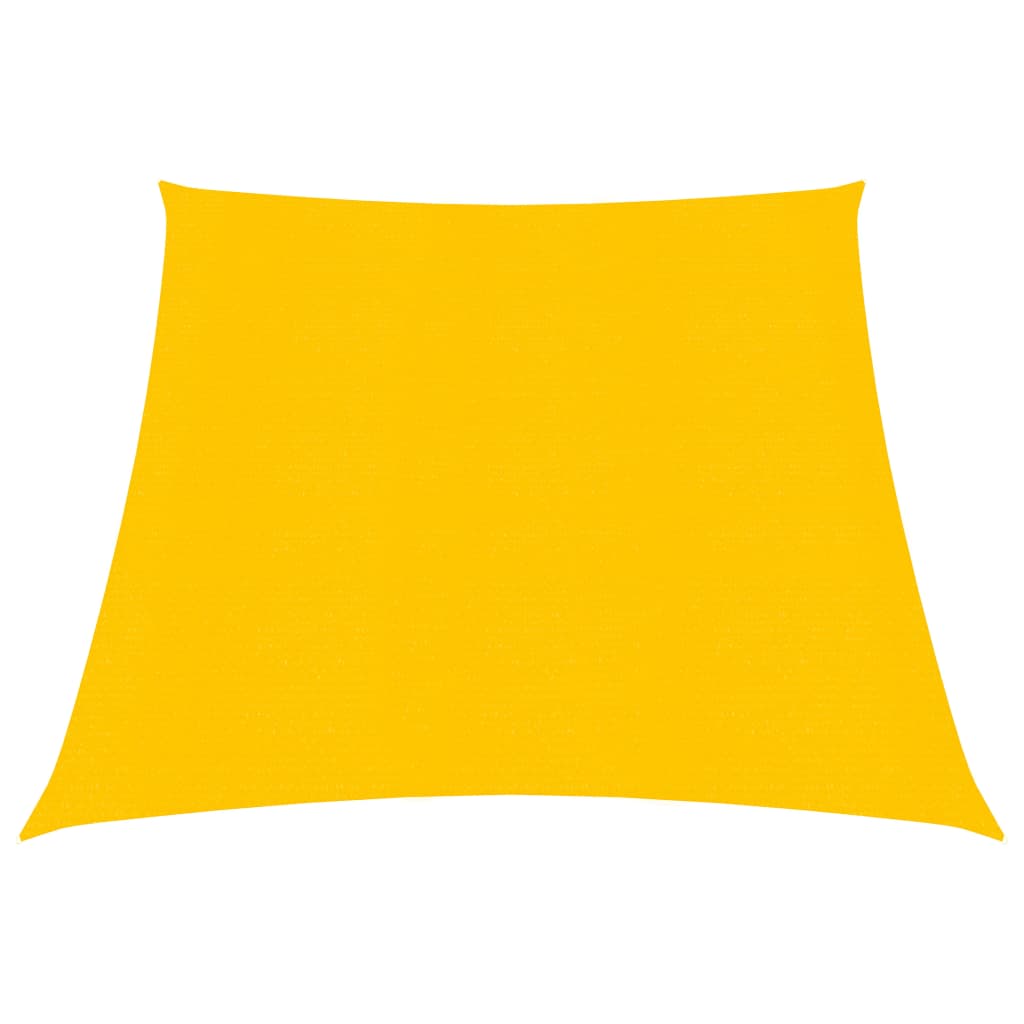 vidaXL Voile d'ombrage 160 g/m² Jaune 3/4x2 m PEHD