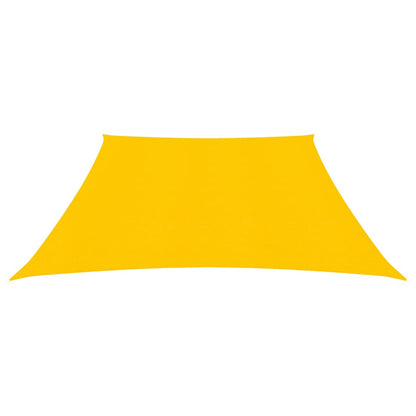 vidaXL Voile d'ombrage 160 g/m² Jaune 3/4x2 m PEHD