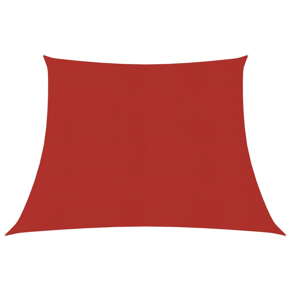 vidaXL Voile d'ombrage 160 g/m² Rouge 3/4x2 m PEHD