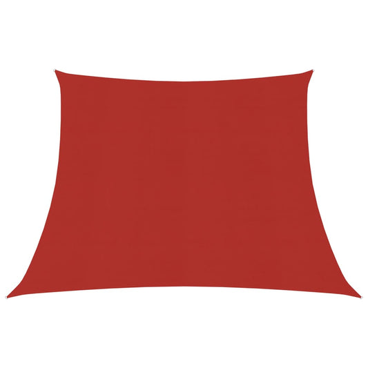vidaXL Voile d'ombrage 160 g/m² Rouge 3/4x2 m PEHD
