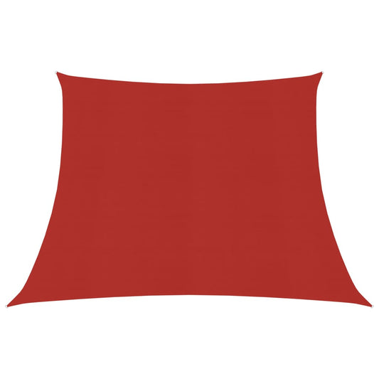 vidaXL Voile d'ombrage 160 g/m² Rouge 4/5x3 m PEHD