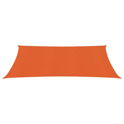 vidaXL Voile d'ombrage 160 g/m² Orange 2x5 m PEHD