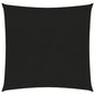 vidaXL Voile d'ombrage 160 g/m² Noir 2,5x2,5 m PEHD