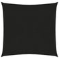 vidaXL Voile d'ombrage 160 g/m² Noir 4,5x4,5 m PEHD