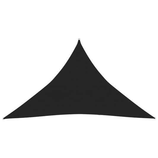 vidaXL Voile d'ombrage 160 g/m² Noir 3x3x4,2 m PEHD